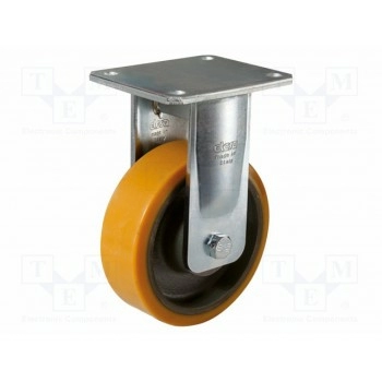Ролик транспортировочный ELESA+GANTER RE.F4-125-PSL-WH