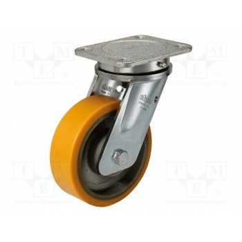 Ролик транспортировочный ELESA+GANTER RE.F4-125-SSL-WH