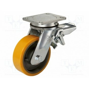 Ролик транспортировочный ELESA+GANTER RE.F4-150-PSL-WEH