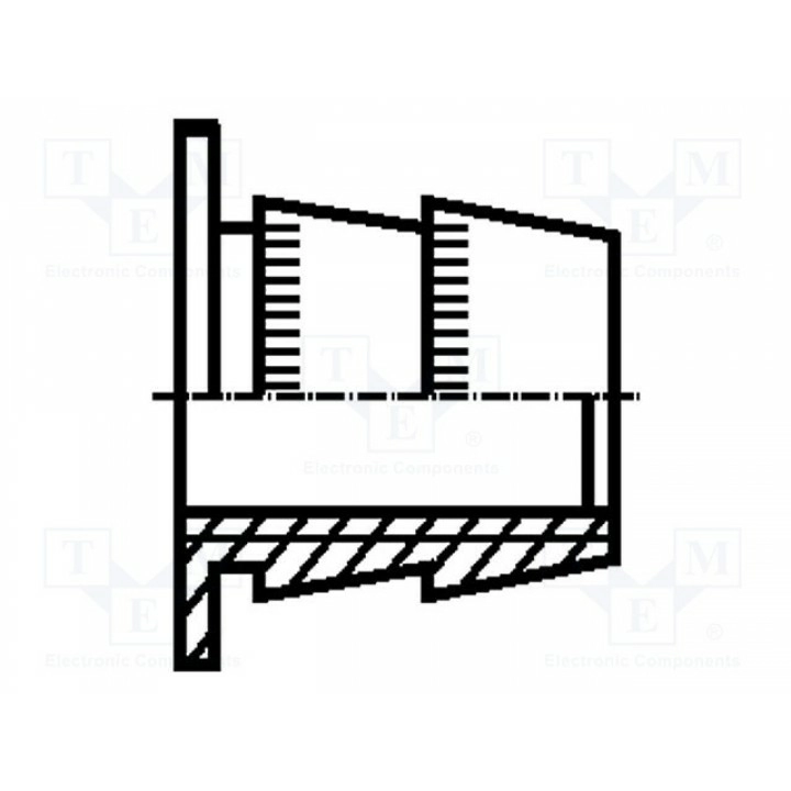 Втулка резьбовая сталь BOSSARD M8BN241 (B8-BN241)