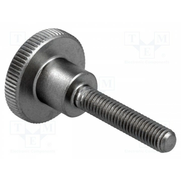 Ручка зажимная Диам 24мм ELESA+GANTER DIN 464-M6-30-NI (DIN464-M6-30-NI)