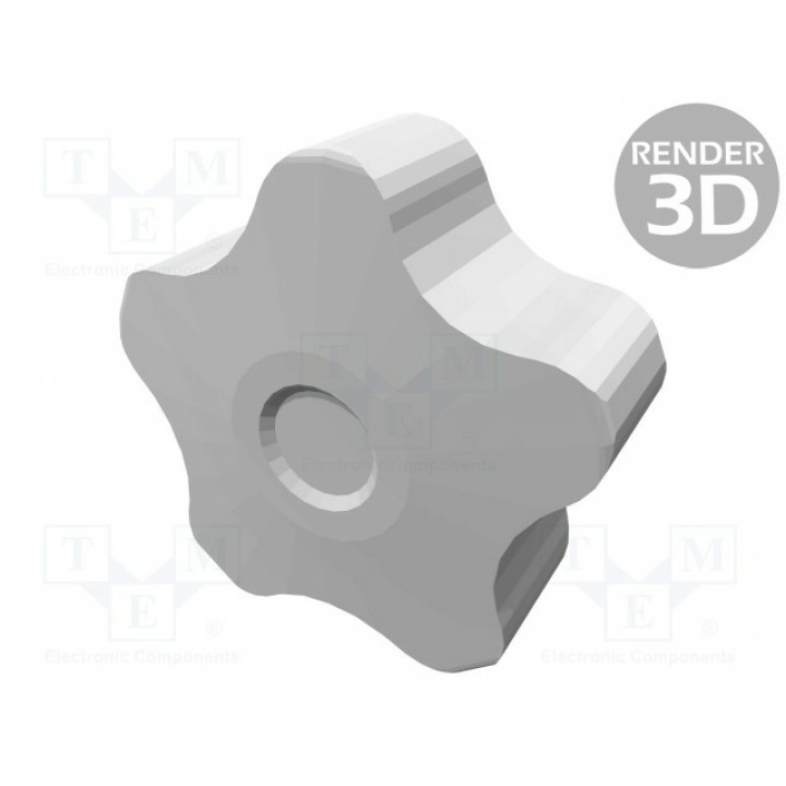 Ручка зажимная Диам 40мм ELESA+GANTER VCT.40 B-M10-C5 (VCT.40B-M10-C5)