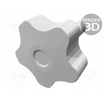 Ручка зажимная Диам 40мм ELESA+GANTER VCT.40P-M10X25-C5