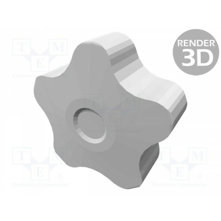 Ручка зажимная Диам 50мм ELESA+GANTER VCT.50 B-M8-C6 (VCT.50B-M8-C6)