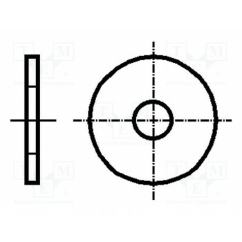 Шайба круглая M5 D=15мм BOSSARD B5-BN1075
