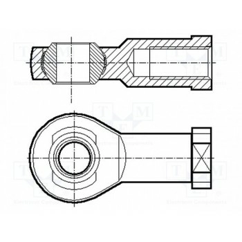Шарнирная головка BOSSARD B25-BN99
