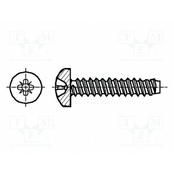 Винт BOSSARD B2.9X9.5-B14065