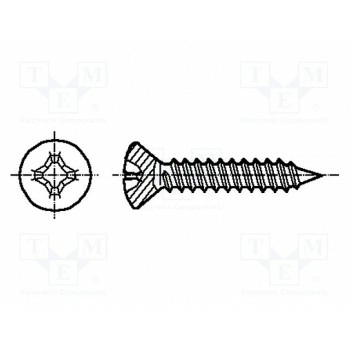Винт BOSSARD B2.9X9.5-BN697
