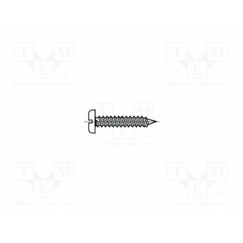 Винт 2,9x9,5 Головка цилиндрическая BOSSARD B2.9X9.5-BN941