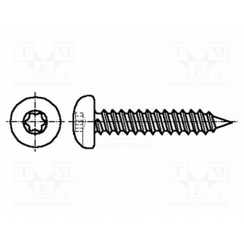 Винт BOSSARD B2.9X9.5-BN9995