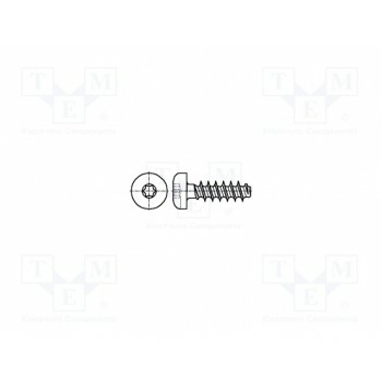 Винт 2,2x6 Головка цилиндрическая BOSSARD B22X6-BN13265