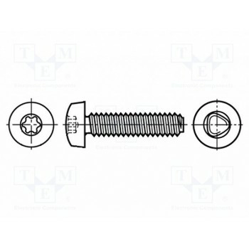 Винт BOSSARD B4X10-BN5653