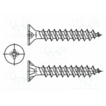 Винт SPAX для ДСП 4x30 BOSSARD B4X30-BN1218