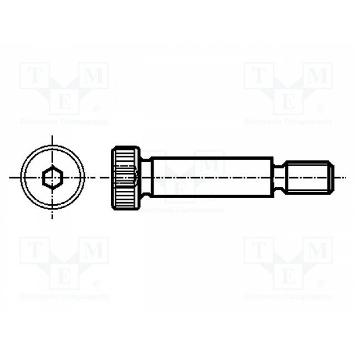 Установочный винт ELESA+GANTER ISO 7379-4-M3-25 (ISO7379-4-M3-25)