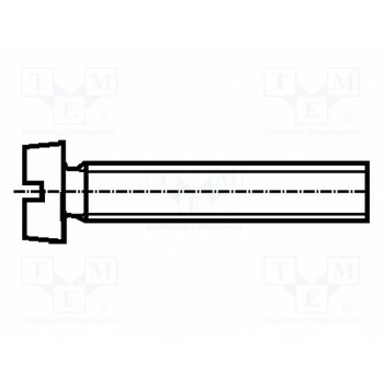 Винт M2x3 DIN 84 BOSSARD B2X3-BN330