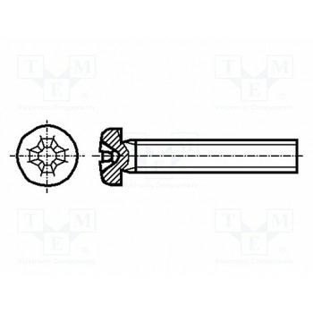 Винт M2x4 BOSSARD B2X4-BN2845