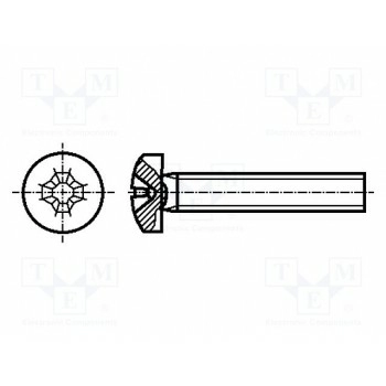 Винт M2x4 BOSSARD B2X4-BN384