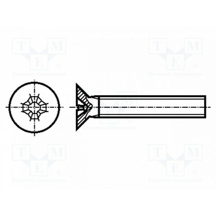 Винт M2x5 BOSSARD 1212044 (B2X5-BN661)