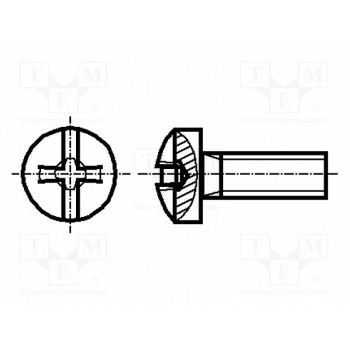 Винт M3x10 BOSSARD B3X10-BN1435