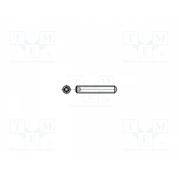 Винт M3x10 BOSSARD 1025317 (B3X10-BN24)
