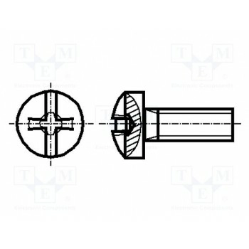 Винт M3x14 BOSSARD B3X14-BN1435