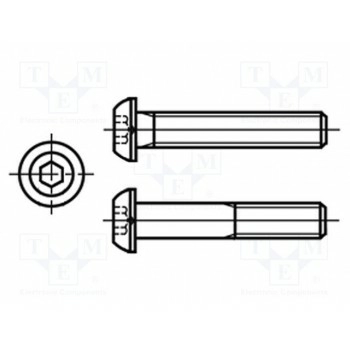 Винт M3x6 BOSSARD B3X6-BN19
