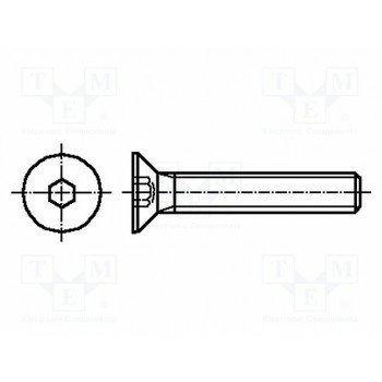 Винт M3x6 BOSSARD B3X6-BN20