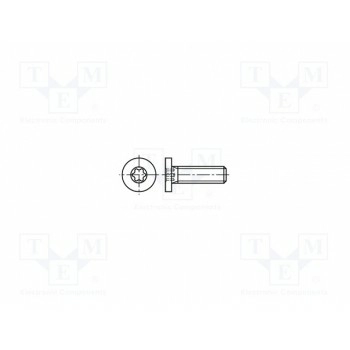 Винт BOSSARD B3X6-BN20146