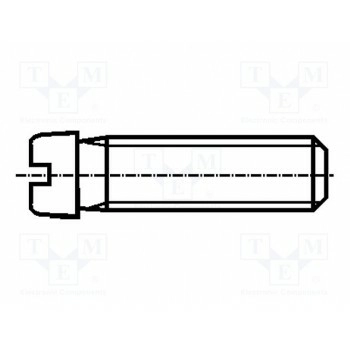 Винт M3x6 Головка цилиндрическая BOSSARD B3X6-BN404