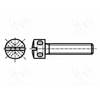 Винт BOSSARD B3X6-BN408