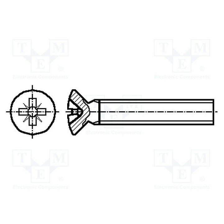 Винт M4x16 BOSSARD 3061421 (B4X16-BN83496)