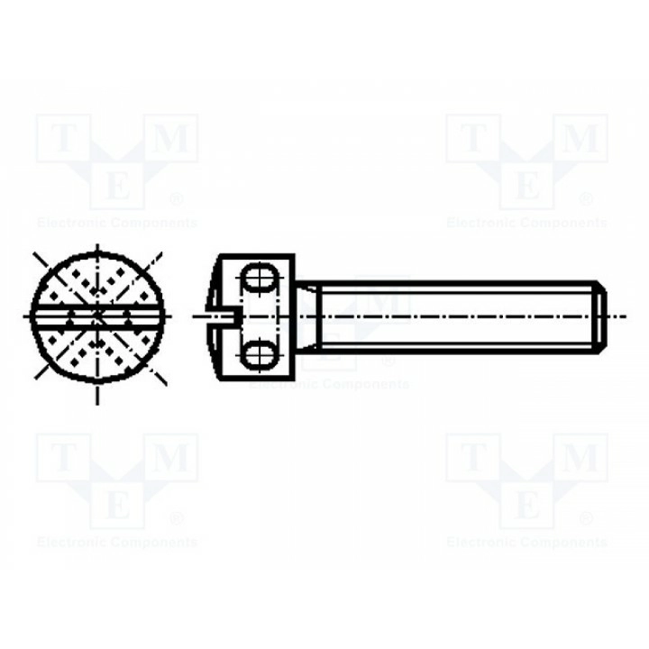 Винт BOSSARD M4X20BN408 DIN404 (B4X20-BN408)