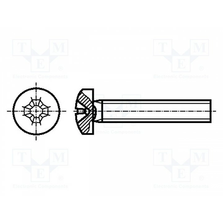 Винт M4x20 BOSSARD 1250590 (B4X20-BN660)
