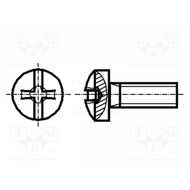 Винт M4x5 BOSSARD 1219901 (B4X5-BN1435)