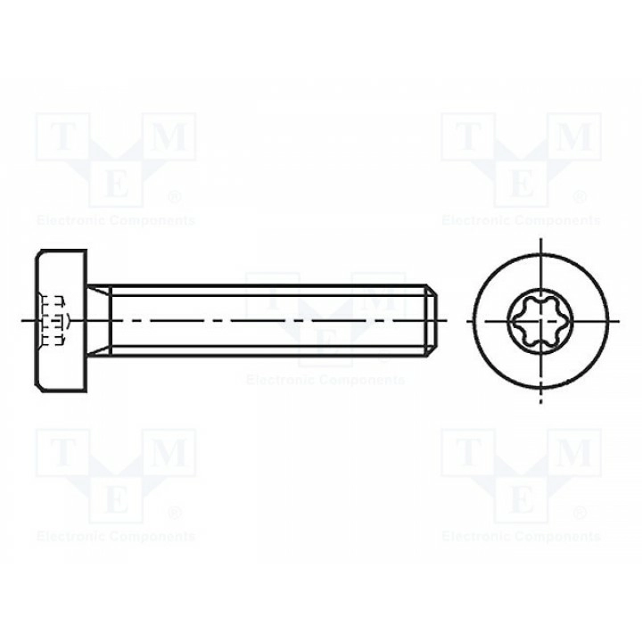 Винт BOSSARD 3108746 (B6X12-BN15857)