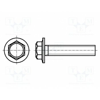 Винт с юбкой M6x16 BOSSARD B6X16-BN5950