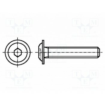 Винт с юбкой BOSSARD B6X20-BN11252