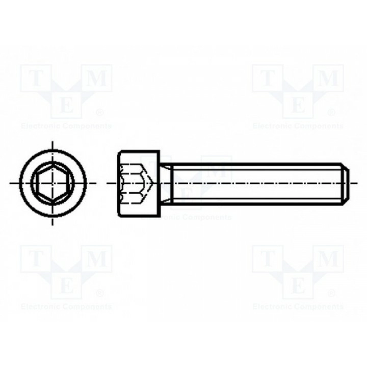 Винт BOSSARD 1134310 (B8X18-BN612)
