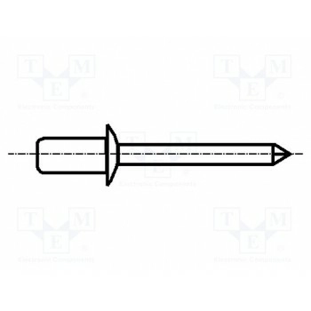 Заклепка BOSSARD B.AD46SB-BN926