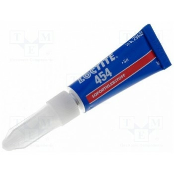 Цианакрилатный клей бесцветный LOCTITE LOC-454-3