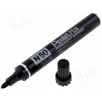 Фломастер перманентный маркер PENTEL PENT-N50BL