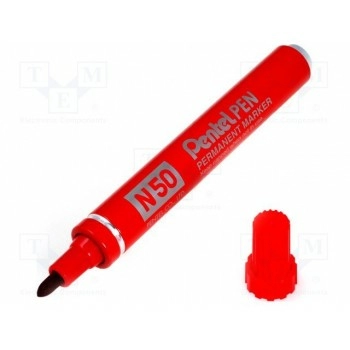 Фломастер перманентный маркер PENTEL PENT-N50R