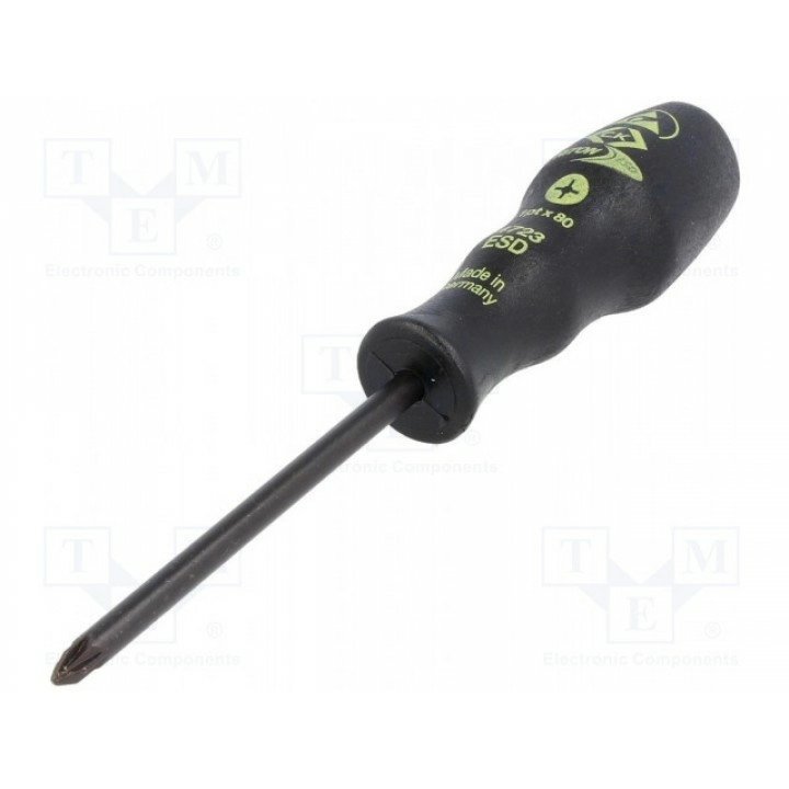 Отвертка Pozidriv® C.K T4723ESD 1 (CK-4723ESD1-80)