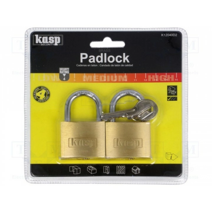 Замок KASP K12040D2 (KA-K12040D2)