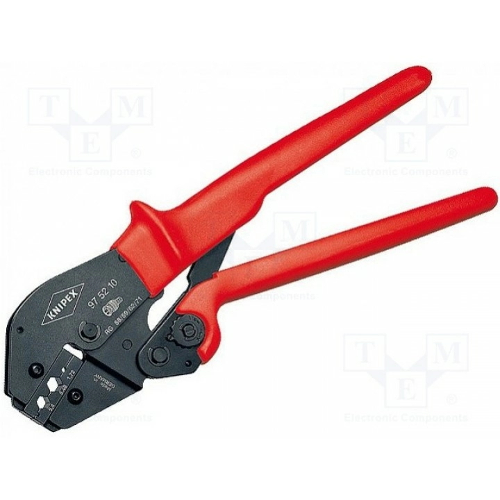 Инструмент для обжима коаксиальных/РЧ-коннекторов KNIPEX 97 52 10 (KNP.975210)