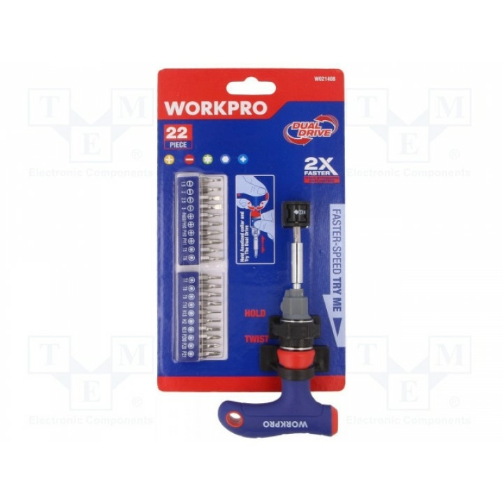 Набор отверток Workpro W021408 (WP-W021408WE)
