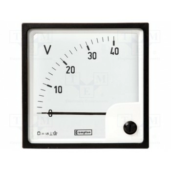 Измеритель панельный аналоговый CROMPTON - TE CONNECTIVITY E243-01V-G-04