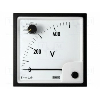 Измеритель панельный аналоговый CROMPTON - TE CONNECTIVITY E244-02Q-G-04