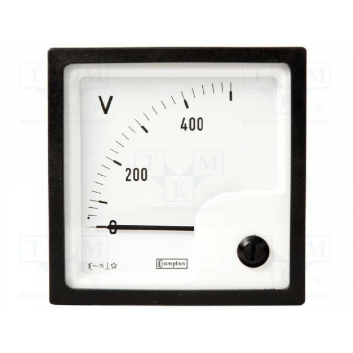 Измеритель панельный аналоговый CROMPTON - TE CONNECTIVITY 039-90217-0250-250V-0-250V (E244-02V-G-01)