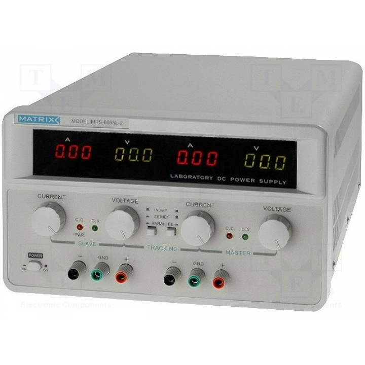 Блок питания лабораторный Каналы 2 MATRIX MPS-6005L-2 (MPS-6005L-2)